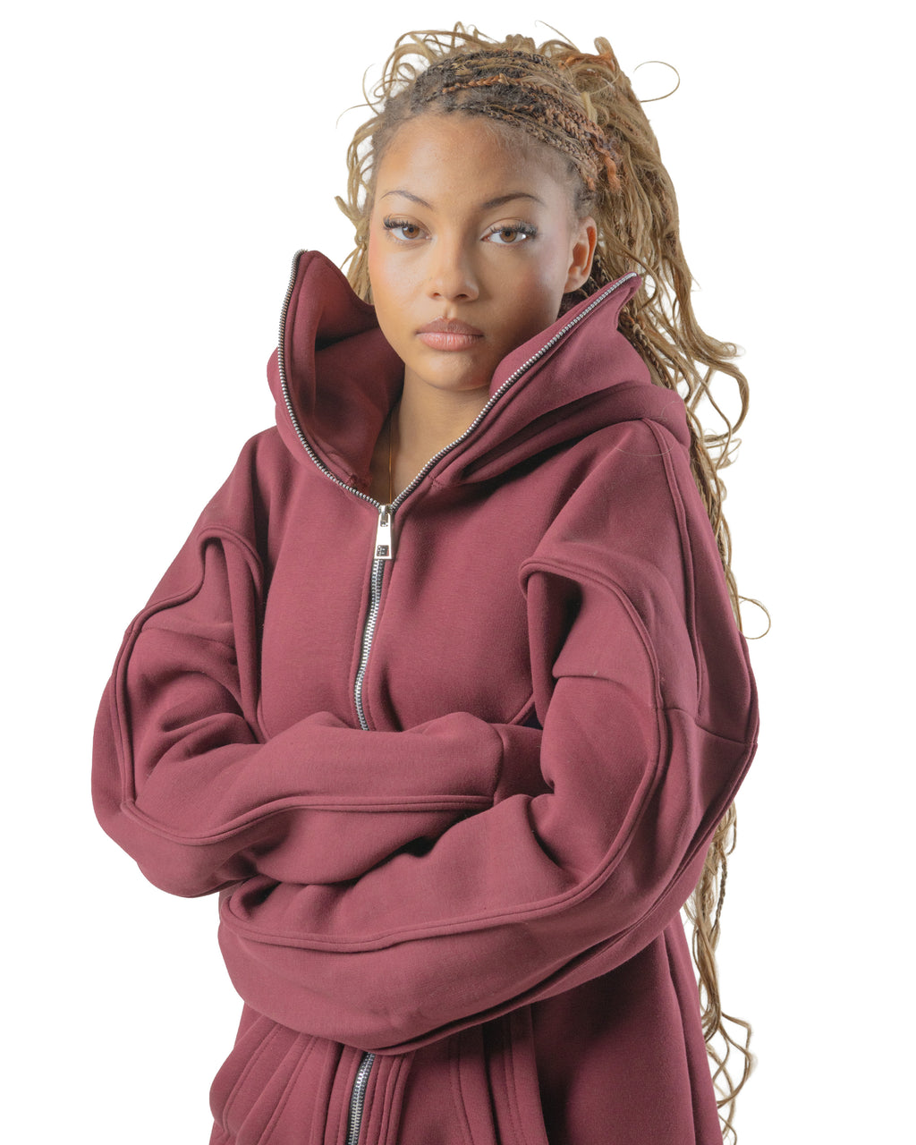 Ninja Hoodie – Secret Women Club Dark Red