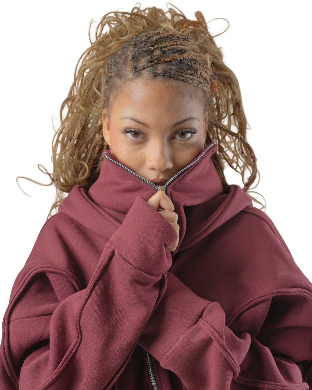 Ninja Hoodie – Secret Women Club Dark Red
