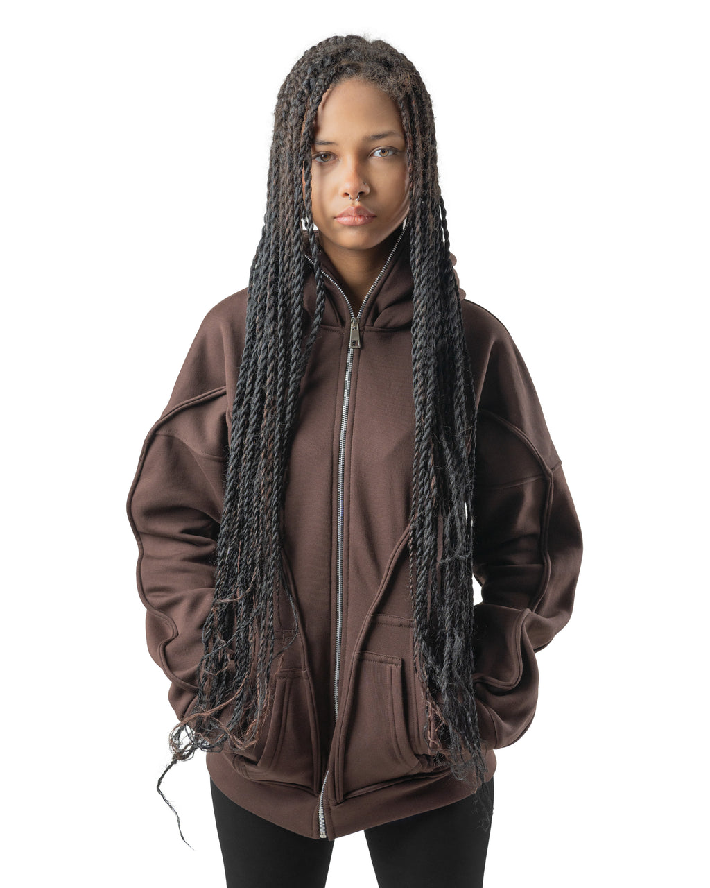 Ninja Hoodie – Secret Women Club Brown